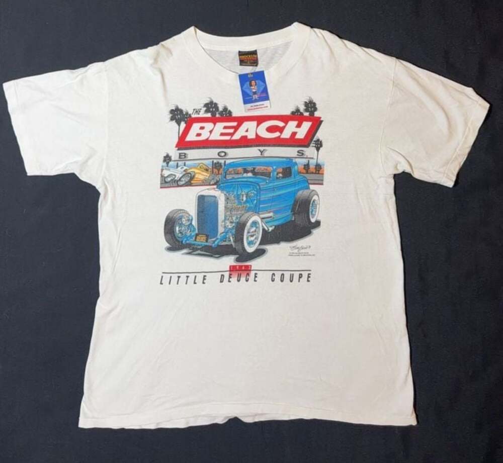 Vintage 1994 The Beach Boys Little Deuce Coupe Brockum T-Shirt XL